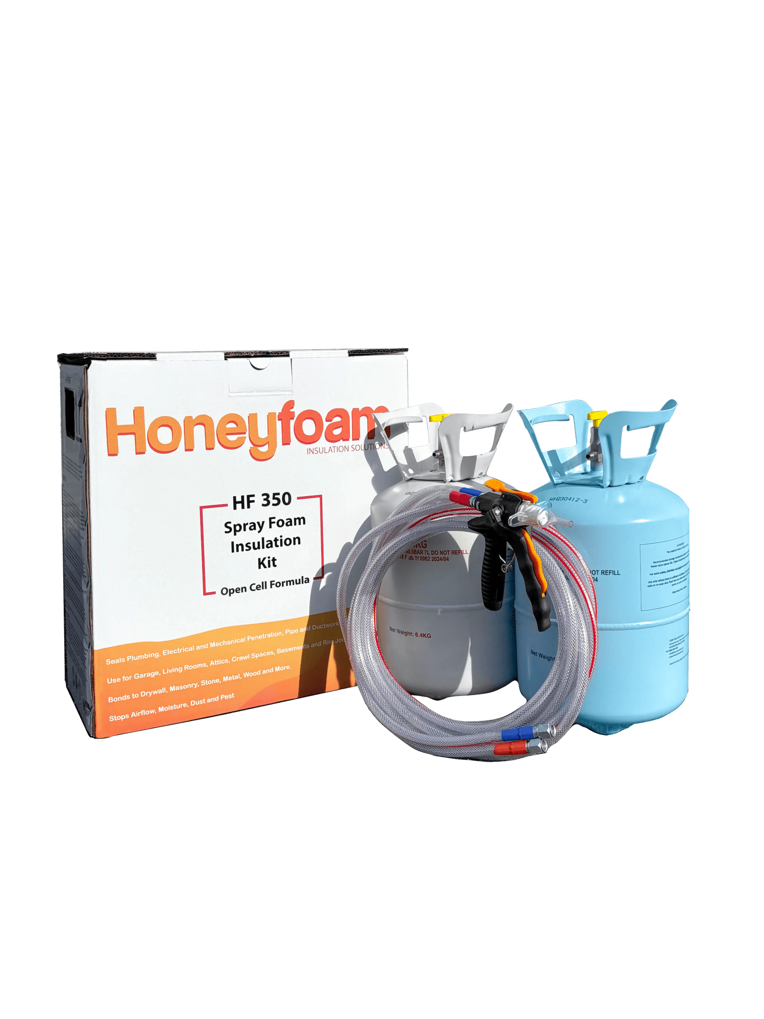 HF350 HFO Open Cell -Spray Foam Kit - Honeyfoam